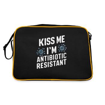 Microbiologist Microbiology Lab Staph Biology - Retro Bag - black/gold - Back