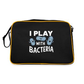 Microbiologist Microbiology Lab Staph Biology - Retro Bag - black/gold - Back
