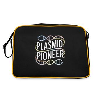 Microbiologist Microbiology Lab Staph Biology - Retro Bag - black/gold - Back