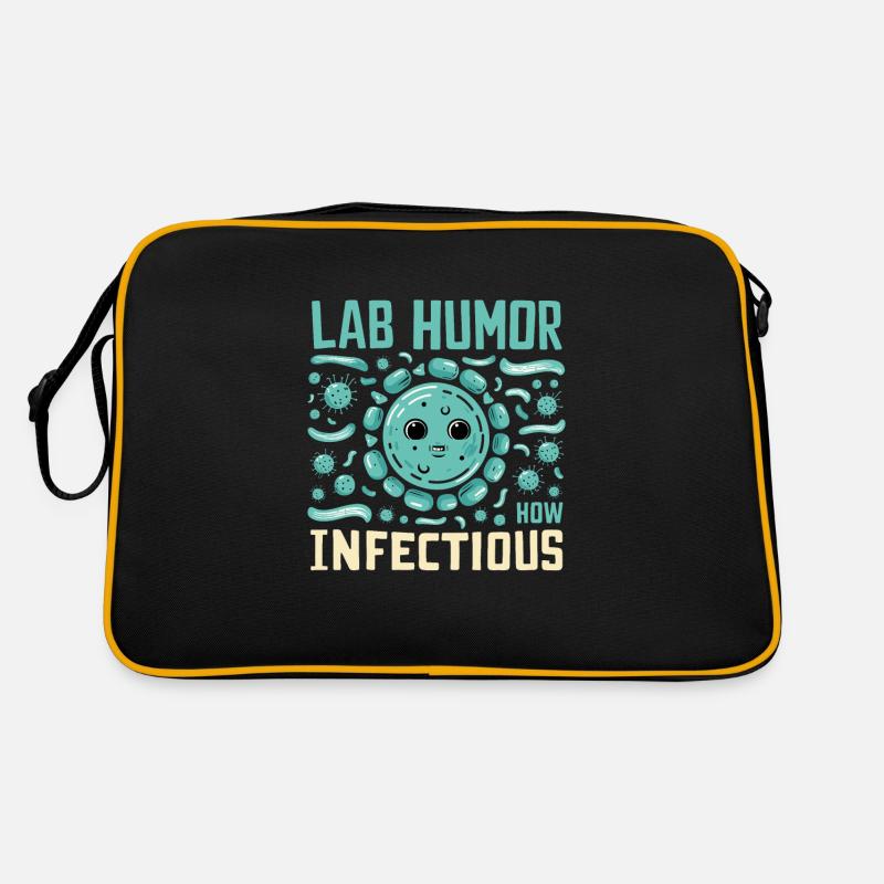 Microbiologist Microbiology Lab Staph Biology Retro Tasche