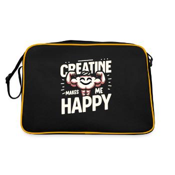 Musculation, Powerlifting, Haltération, Fitness - Sac Retro - noir/or - Dos