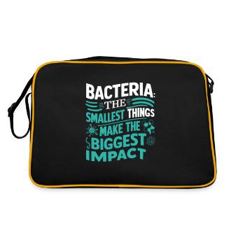 Microbiologiste Microbiologie Laboratoire Biologie des staphylocoques - Sac Retro - noir/or - Dos