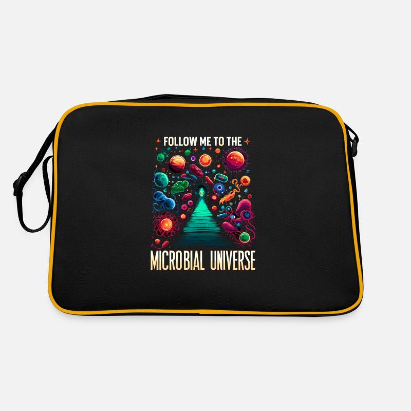 Microbiologiste Microbiologie Laboratoire Biologie des staphylocoques - Sac Retro - noir/or