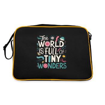 Microbiologist Microbiology Lab Staph Biology - Retro Bag - black/gold - Back