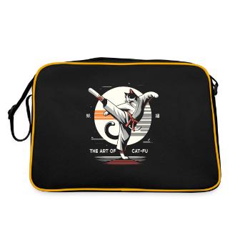 Kung Fu Chinese Kung Fu Asian Kung Fu - Retro Bag - black/gold - Back