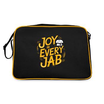 Kung Fu Chinesisches Kung Fu Asiatisches Kung Fu - Retro Tasche - Schwarz/Gold - Hinten