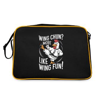 Kung Fu Chinese Kung Fu Asian Kung Fu - Retro Bag - black/gold - Back