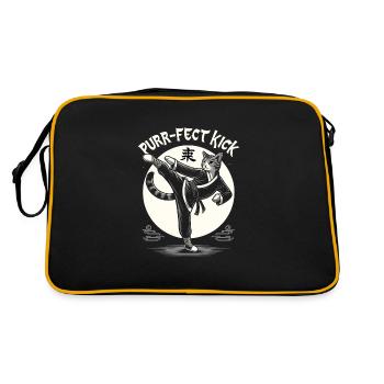 Kung Fu Chinese Kung Fu Asian Kung Fu - Retro Bag - black/gold - Back