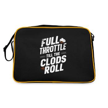 Tractor Pulling Tractor Pulling Tractor Power Farm - Retro Bag - black/gold - Back