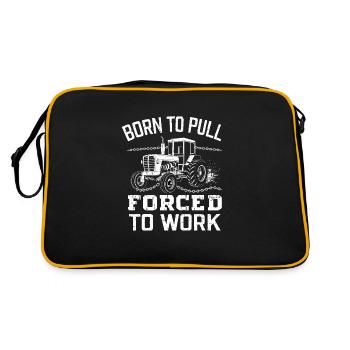 Tractor Pulling Tractor Pulling Tractor Power Farm - Retro Bag - black/gold - Back