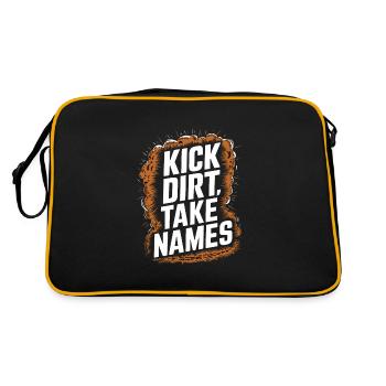 Tractor Pulling Tractor Pulling Tractor Power Farm - Retro Bag - black/gold - Back