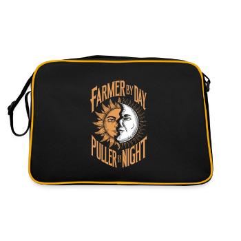 Tractor Pulling Tractor Pulling Tractor Power Farm - Retro Bag - black/gold - Back