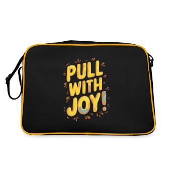 Tractor Pulling Tractor Pulling Tractor Power Farm - Retro Bag - black/gold - Back
