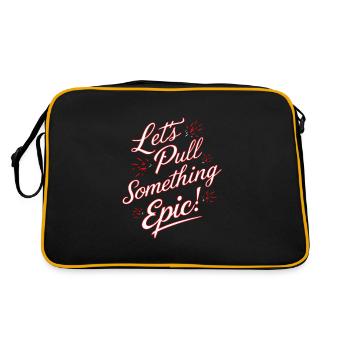Tractor Pulling Tractor Pulling Tractor Power Farm - Retro Bag - black/gold - Back