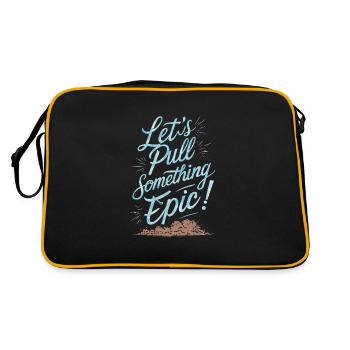 Tractor Pulling Tractor Pulling Tractor Power Farm - Retro Bag - black/gold - Back