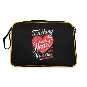 Sonderpädagogik-lehrer "sped Teacher Inclusion" - Retro Bag - black/gold - Back