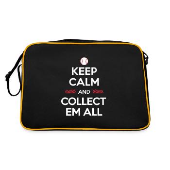 Cartes de baseball Joueur de baseball Fan de baseball Cadeau - Sac Retro - noir/or - Dos