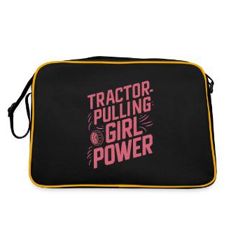 Tractor Pulling Tractor Pulling Tractor Power Farm - Retro Bag - black/gold - Back