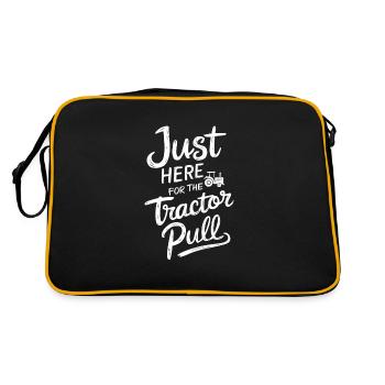 Tractor Pulling Tractor Pulling Tractor Power Farm - Retro Bag - black/gold - Back