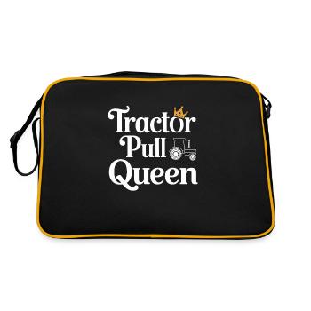 Tractor Pulling Tractor Pulling Tractor Power Farm - Retro Bag - black/gold - Back