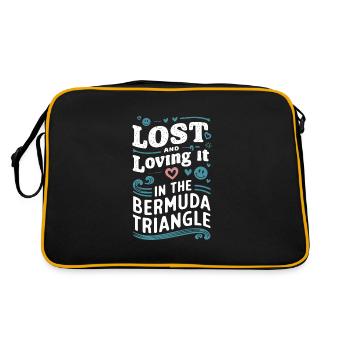 Disparitions mystérieuses dans le triangle des Bermudes - Sac Retro - noir/or - Dos