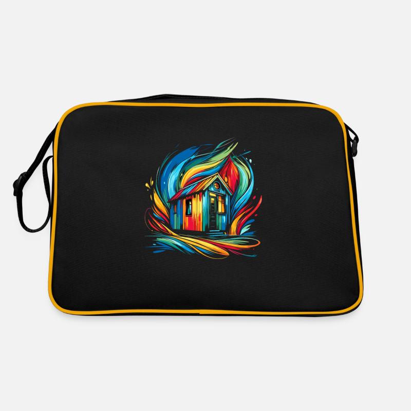 Rolling Tiny House Minimalist Lifestyle Retro Bag