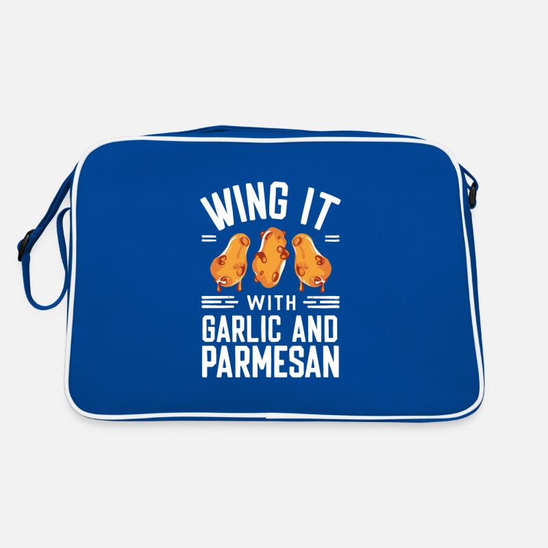Ailes de poulet Aile de poulet cuit chaud Restauration rapide Sac Retro