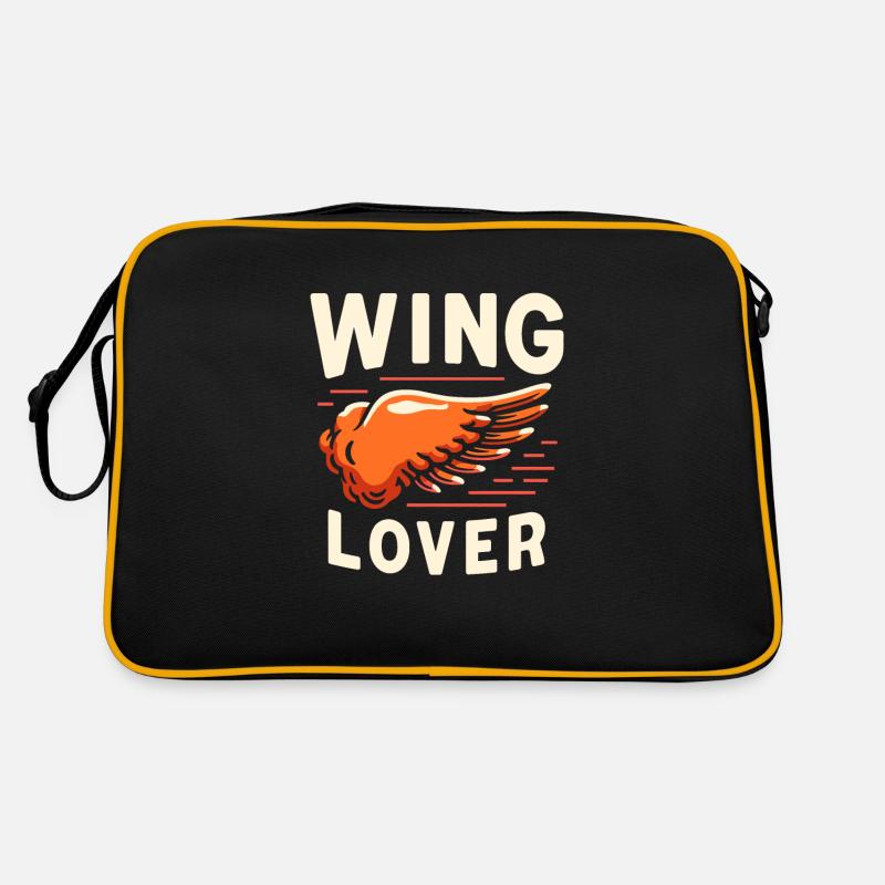 Ailes de poulet chaudes Ailes de poulet épicées Ailes de buffle Sac Retro