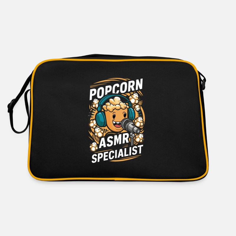 Dicton de pop-corn amusant, pop-corn en rafale Sac Retro