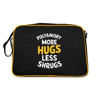 Polyamorous Community Polyamorous Parenting - Retro Bag - black/gold - Back