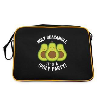 Polyamorous Community Polyamorous Parenting - Retro Bag - black/gold - Back