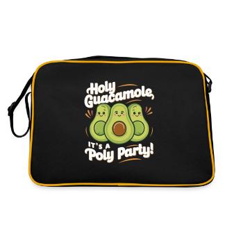 Polyamorous Community Polyamorous Parenting - Retro Bag - black/gold - Back
