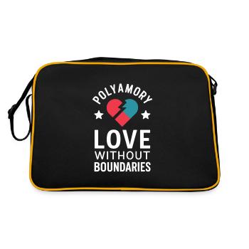 Polyamorous Community Polyamorous Parenting - Retro Bag - black/gold - Back