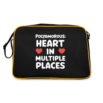 Polyamorous Community Polyamorous Parenting - Retro Bag - black/gold - Back