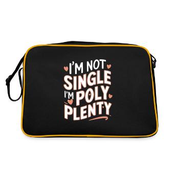 Polyamorous Community Polyamorous Parenting - Retro Bag - black/gold - Back