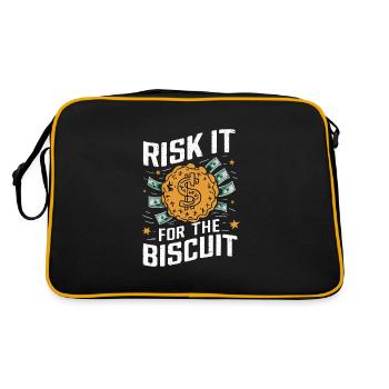 Stock market traders, forex traders, investor trading - Retro Bag - black/gold - Back