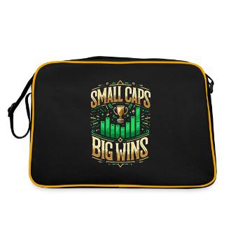 Stock market traders, forex traders, investor trading - Retro Bag - black/gold - Back