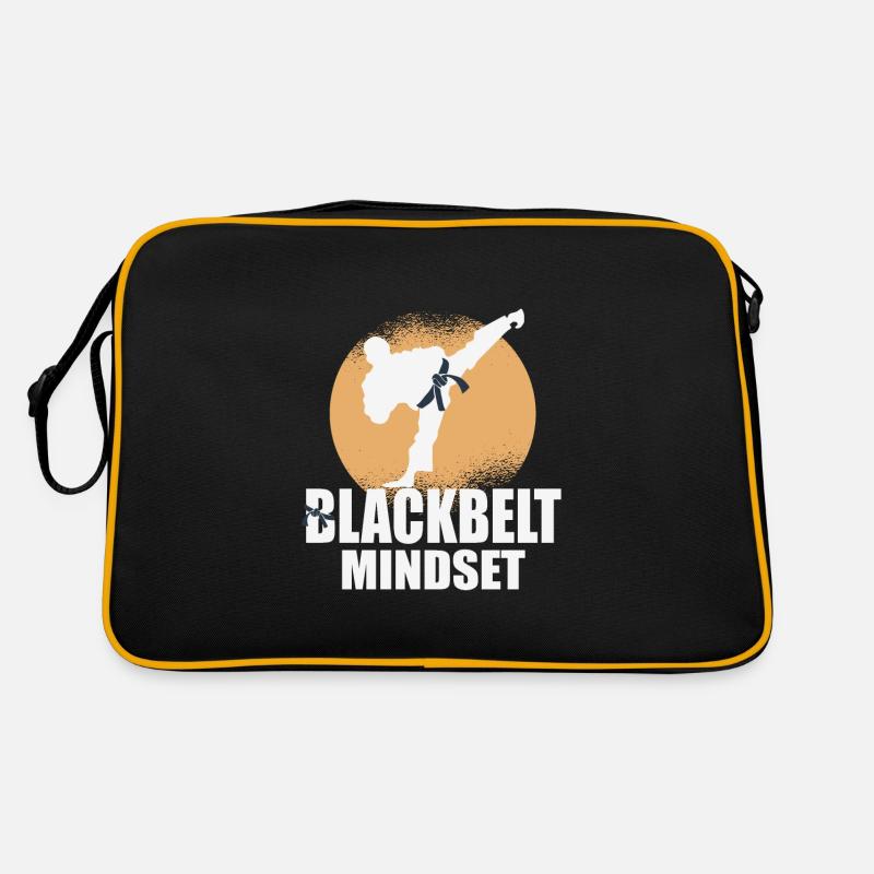 Black Belt Mindset Taekwondo Master Techniques Retro Bag
