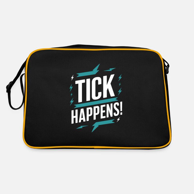 Tourette-syndrom-bewusstsein Neurodiverse Retro Tasche