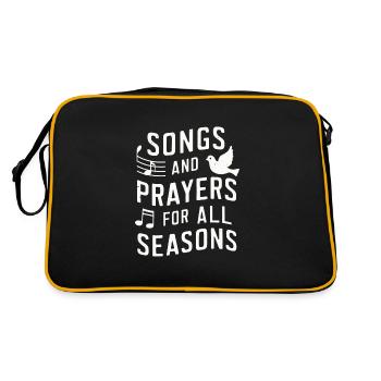 Musique chorale Chant religieux Musique confessionnelle - Sac Retro - noir/or - Dos