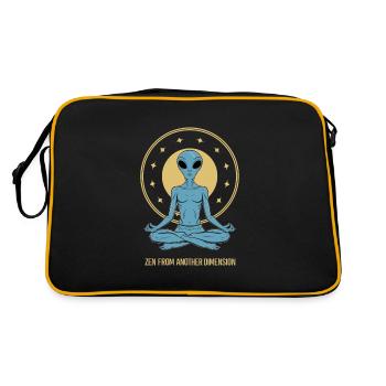 méditation, pleine conscience, relaxation et - Sac Retro - noir/or - Dos