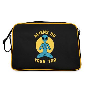 méditation, pleine conscience, relaxation et - Sac Retro - noir/or - Dos