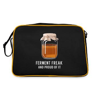 Benefits of Kombucha for Brewer Maker Tea Lover - Retro Bag - black/gold - Back