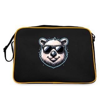 Se sentir Wombat-Tastic aujourd’hui - Wombat drôle - Sac Retro - noir/or - Dos