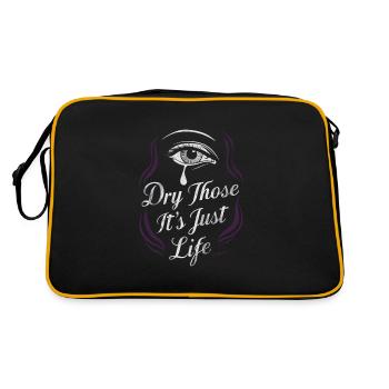 Renouveau de l’emo et mode alternative pour les enfants de la scène - Sac Retro - noir/or - Dos