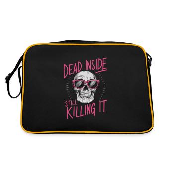 Revival emo et mode alternative pour Scene Kids - Sac Retro - noir/or - Dos