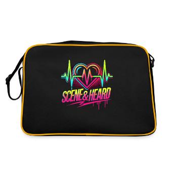 Revival emo et mode alternative pour Scene Kids - Sac Retro - noir/or - Dos