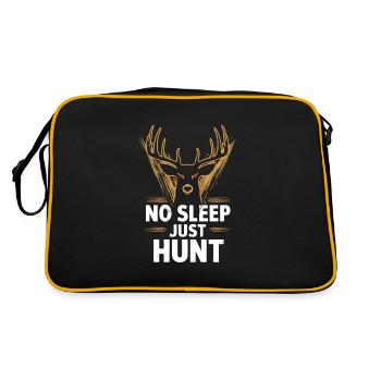 Experience the excitement of deer hunting in the forest with - Retro Bag - black/gold - Back
