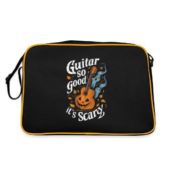 Comédie musicale, Citrouille, Automne, Ambiances, Effrayant - Sac Retro - noir/or - Dos