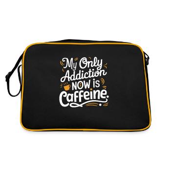 recovery from alcohol dependence sobriety aa - Retro Bag - black/gold - Back